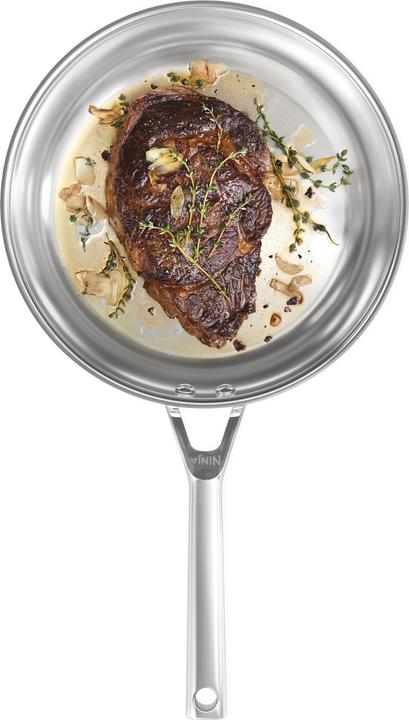 Actual product image Ninja NIA pot set 5t.EverCl.ES w.GD (24 cm, Pan set + pot set, Stainless steel)