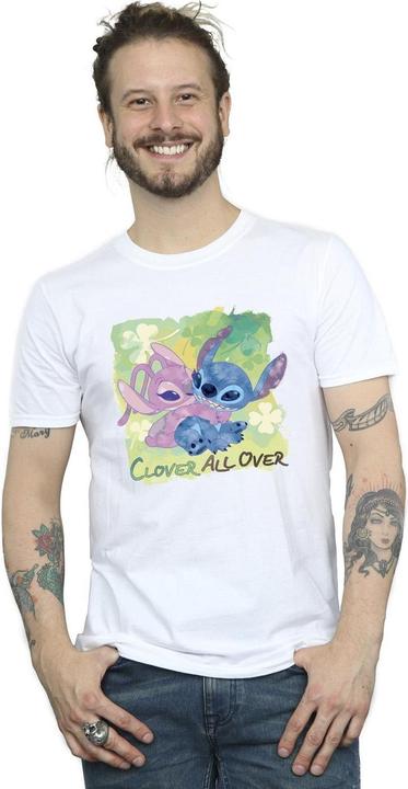 Image du produit Disney - T-shirt LILO AND STITCH ST PATRICK'S DAY CLOVER - Homme (S)