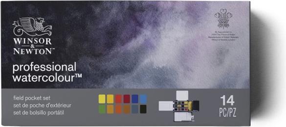 Actual product image Winsor & Newton Watercolour Artists Field Box (Multicoloured)