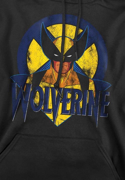 Immagine prodotto X-Men Felpa con Cappuccio Wolverine Retrò Uomo (M)