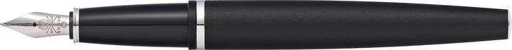 Actual product image Cross Calais Plume noir mat bec M acier (Black matte, 1 x)