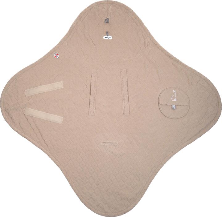 Produktbild Lodger Einschlagdecke Fleece Folklore Beige (12 x 4 x 4 cm)