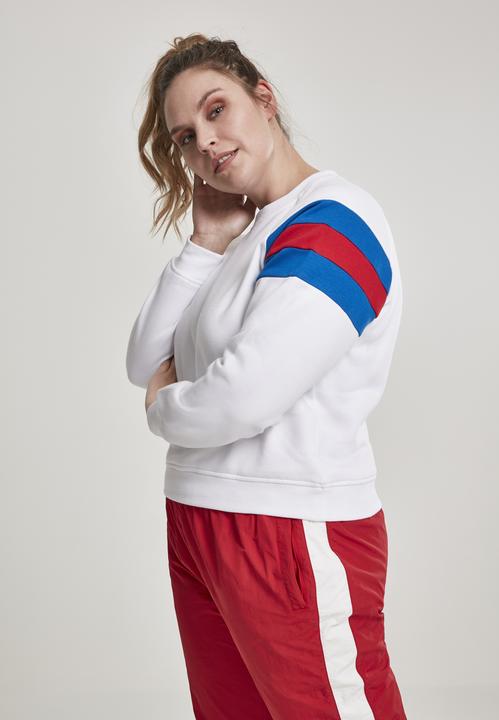 Produktbild Urban Classics Ladies Sleeve Stripe Crew (XXL)