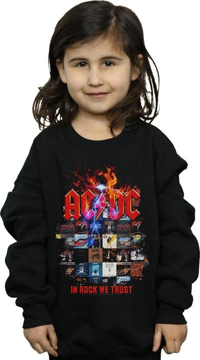 Immagine prodotto AC/DC In Rock We Trust Album Cover Felpa Ragazze (140, 146)
