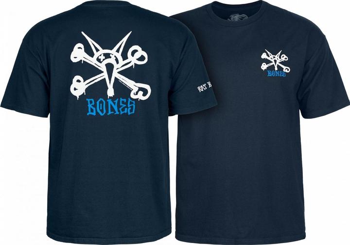 Actual product image Rat Bones T-Shirt Navy (L)