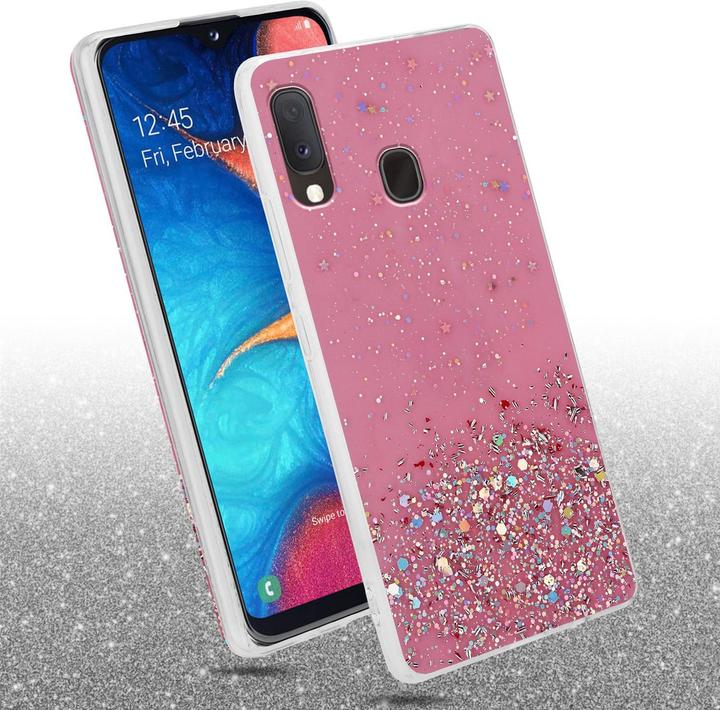 Produktbild Cadorabo TPU Cover funkelnder Glitter (Samsung Galaxy A20e, Samsung Galaxy A10e)