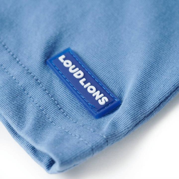 Produktbild VidaXL Kinder-T-Shirt Mittelblau 140,Material: 100 (140)