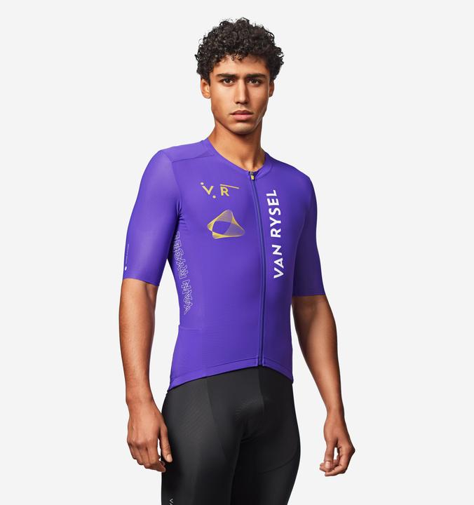 Image du produit Van rysel Maillot de vélo route manches courtes été unisexe - RACER 2 violet (XL)