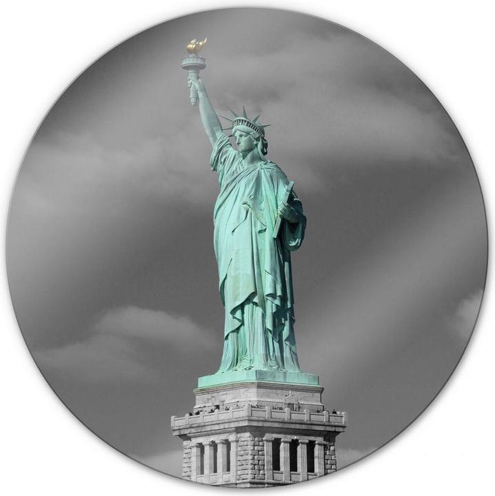 Immagine prodotto Trenddeko Statua della Libertà - rotonda (Ø 30 cm)
