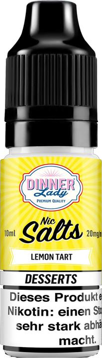 Dinner Lady Lemon Tart Nic Salt 10ml 20mg/ml (Zitrone)