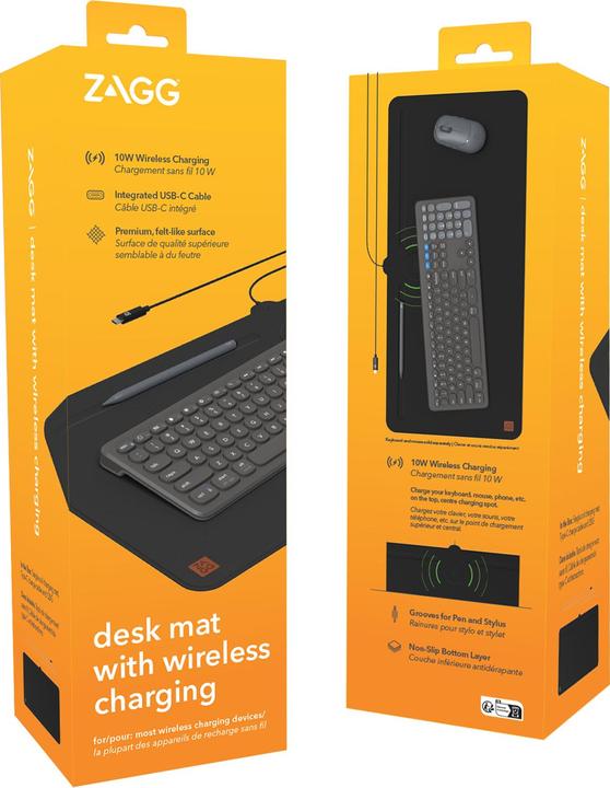 Image du produit Zagg Wireless Charging Desk Mat