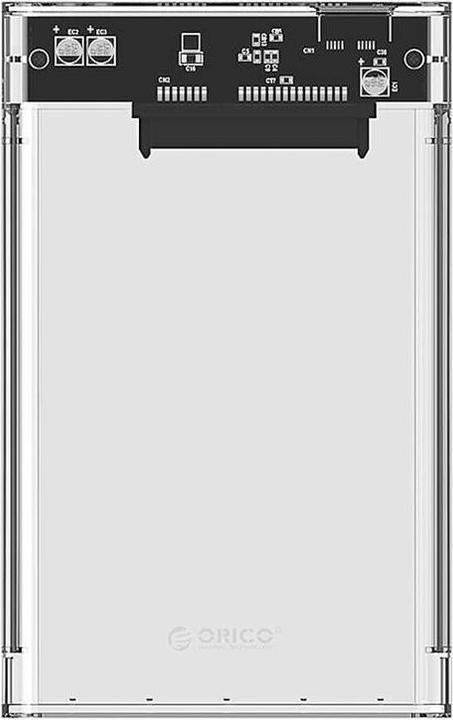 Image du produit Orico 2139 Boîtier pour disque dur/SSD 2.5", 5Gbps, USB-A vers USB Micro-B (transparent) (2.5")