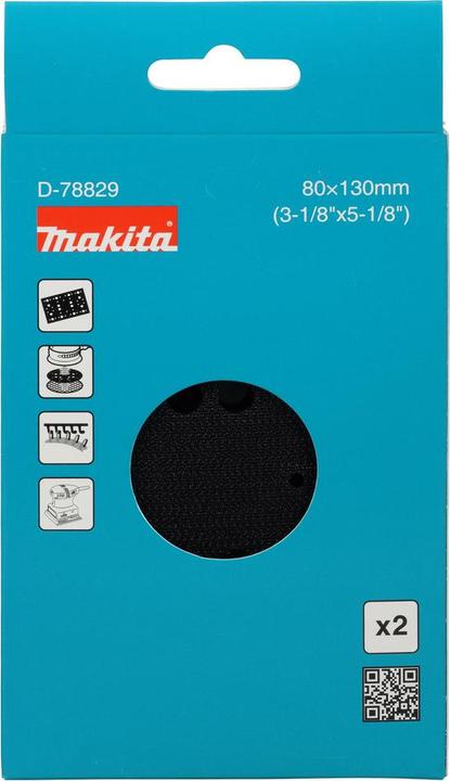 Actual product image Makita Schleiftellerschutz 80x130 mm - D
