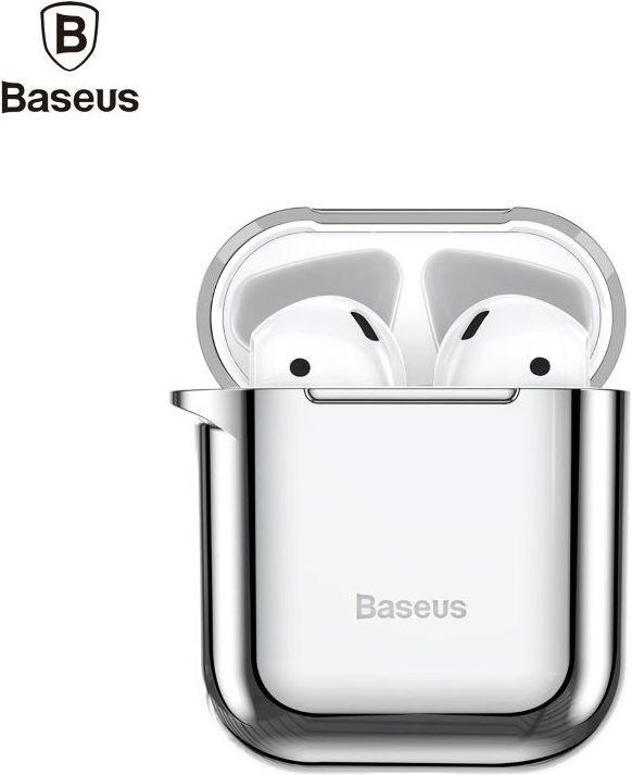 Produktbild Baseus Metallic Shining Ultra-thin Silicone Protector Case with Hook for Airpods 1 / 2