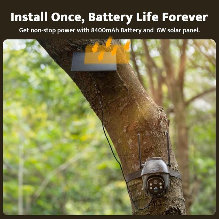 Produktbild UsoGood 4G LTE Wildkamera mit Solar & Handyübertragung