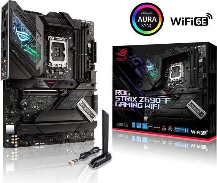 Image du produit ASUS ROG Strix Z690-F Gaming Wifi (LGA 1700, Intel Z690 (DDR5), ATX)