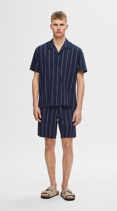 Actual product image Selected Homme Short-sleeved cotton shirt (L)