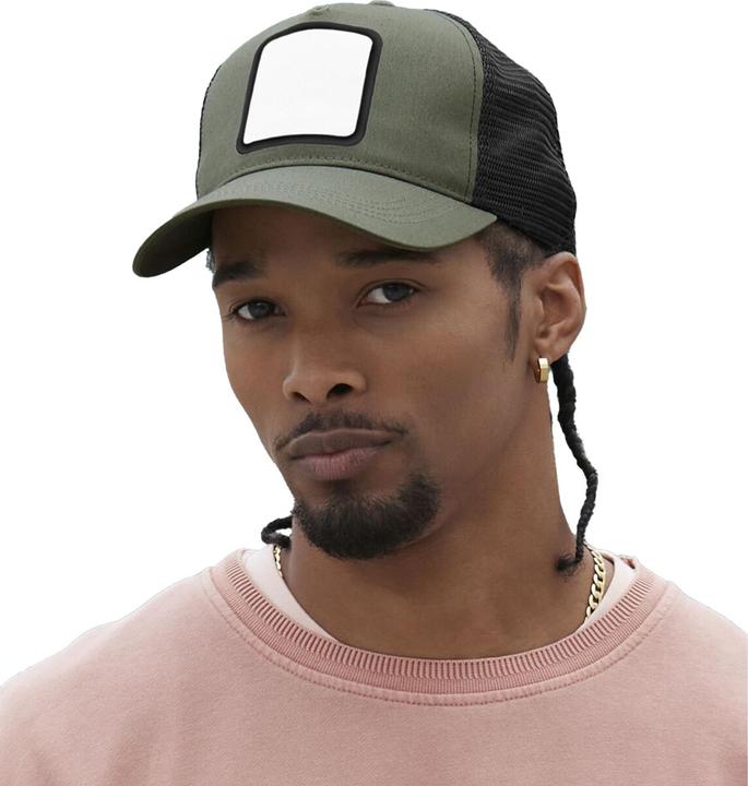 Immagine prodotto Beechfield Cappellino da Camionista Applicazione 5 Pannelli Adulto Unisex (Taglia unica)