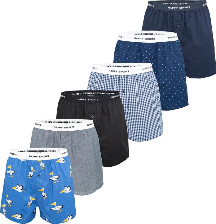 Produktbild Happy shorts Boxer Mix (XL, 6er Pack)