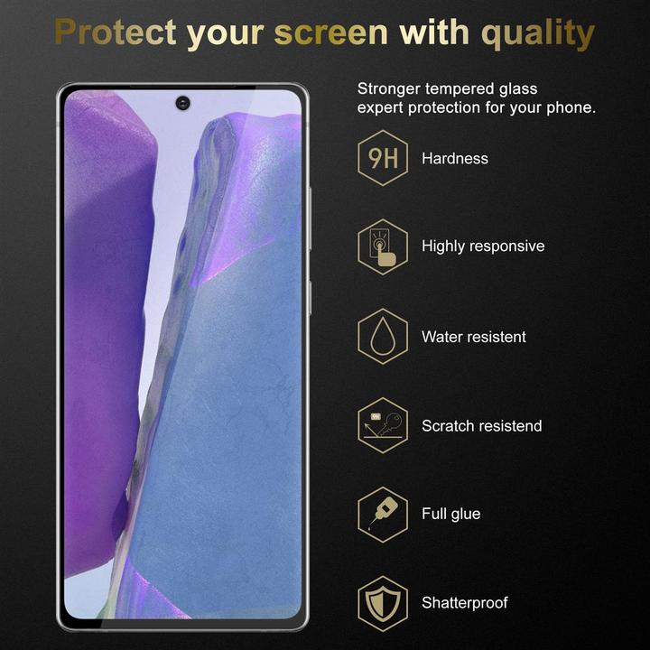 Productafbeelding Cadorabo Volledig schermbeschermend glas (1 Stuk, Samsung Galaxy Note 20)