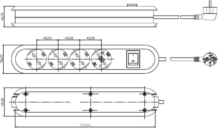 Image du produit Bachmann Intelligent (4 x, CEE 7/3, 1.50 m)