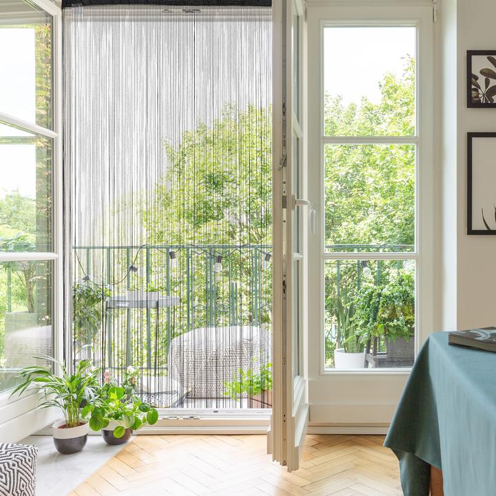 Actual product image Relaxdays String Curtains, Adjustable (145 x 245 cm)