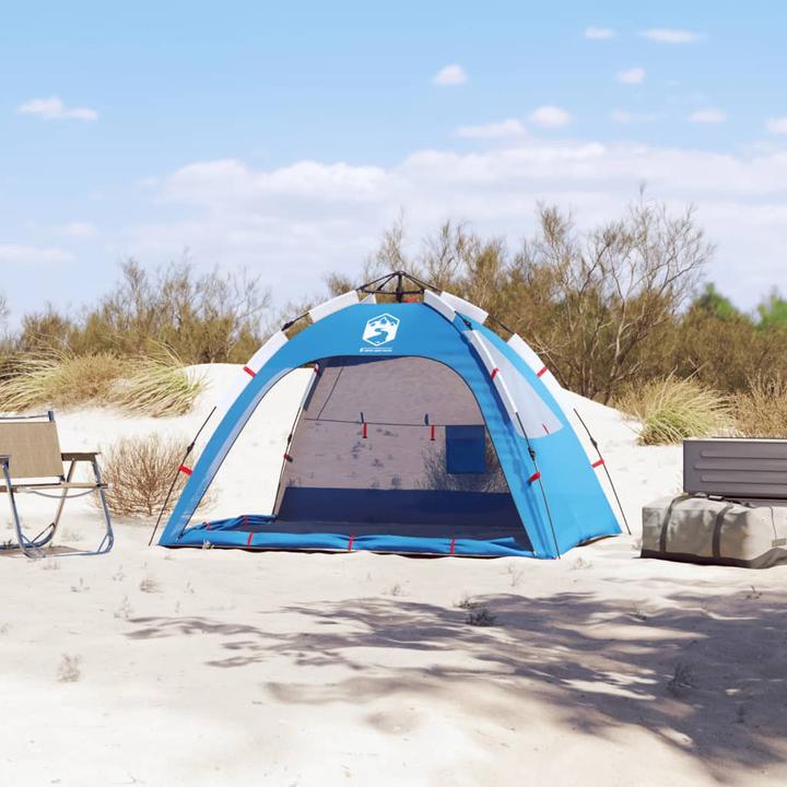 Immagine prodotto VidaXL Tenda da spiaggia 2 persone a sgancio rapido impermeabile (tenda da spiaggia, 2.20 kg, 2 persone)