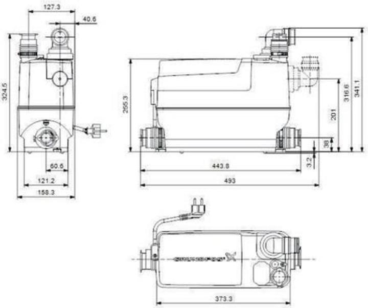 Actual product image Grundfos Sololift2 C-3 (Sewage pump)