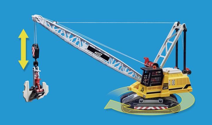 Produktbild Playmobil Seilbagger mit Bauteil (70442, Playmobil City Action)