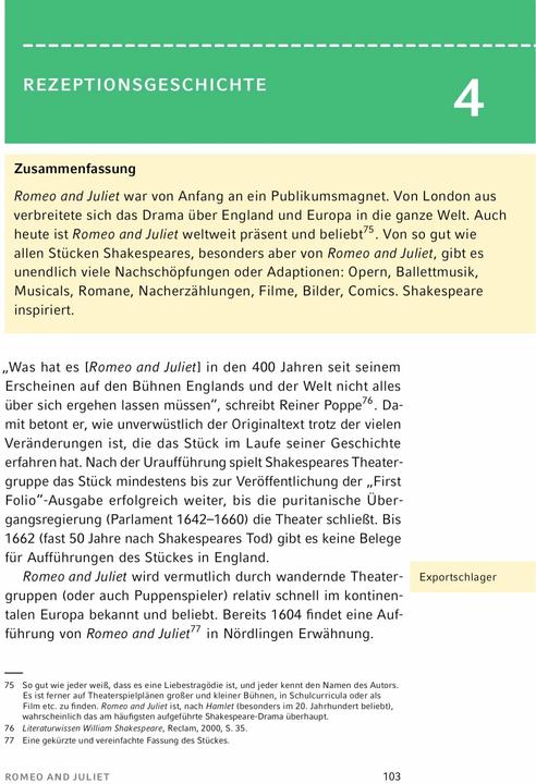 Produktbild Romeo and Juliet (Romeo und Julia) von William Shakespeare (Deutsch, William Shakespeare, Tamara Kutscher, 2023)