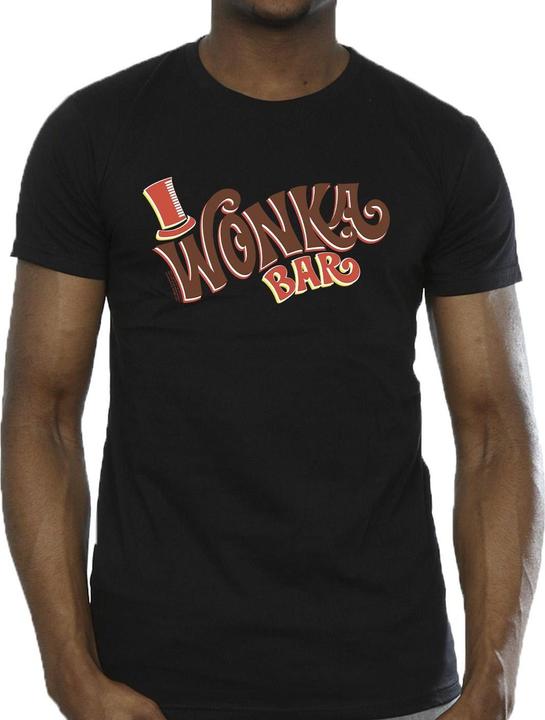 Immagine prodotto Willy Wonka & the Chocolate Factory Bar Logo Maglietta Uomo (L)