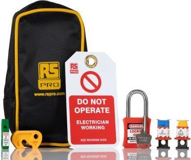 Actual product image Rs Pro 1-Lock Electrician Lockout Kit
