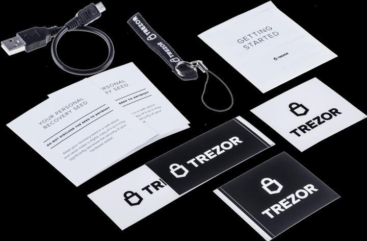 Actual product image Trezor One (Bitcoin, Bitcoin cash, Bitcoin gold, Dash, Ether, Ethereum Classic, Expansion, Litecoin, Ubiq, Zcash)