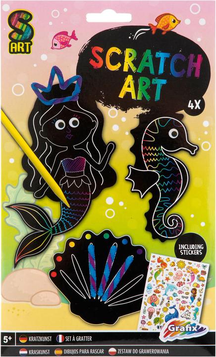 Image du produit Grafix Créez votre propre Scratch Art Girl