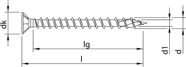 Image du produit Heco Vis TOPIX-plus 5 x 60 (200 Vis par pièce)