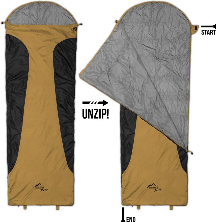 Immagine prodotto Normani Sacco a pelo ultraleggero (zip a sinistra) Runty (210 cm)