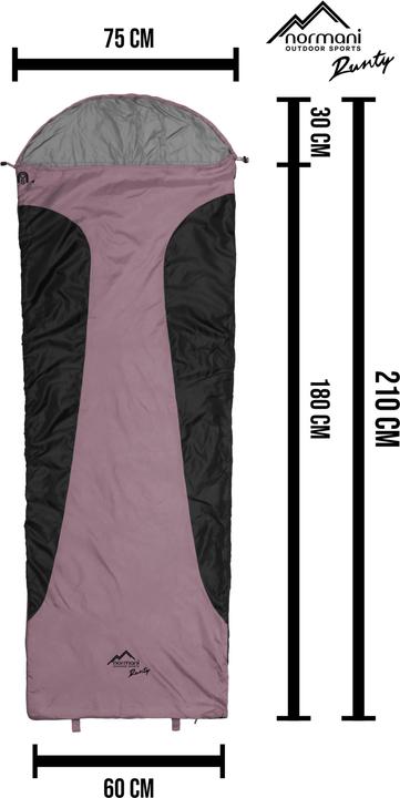 Image du produit Normani Ultralight-Schlafsack (RV rechts) Runty (210 cm)