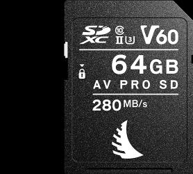 Image du produit Angelbird AV PRO V60 (64 Go, SDXC, U3, UHS-II)