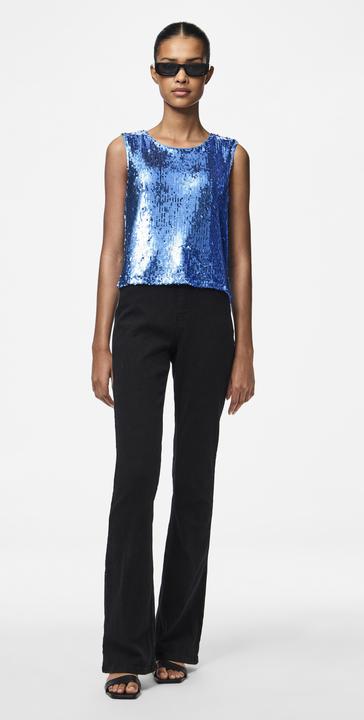 Actual product image Pieces PCROME top without sleeves (XS)