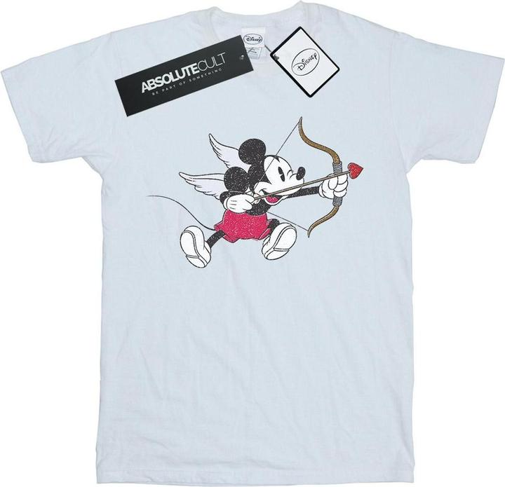Actual product image Disney Mens Mickey Mouse Love Cherub T-Shirt (M)