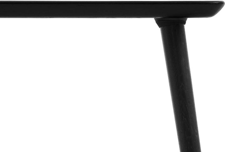 Image du produit Oakywood Classic Desk - Bureau classique en bois massif - Noir / 120x60 - (120 x 60 cm)