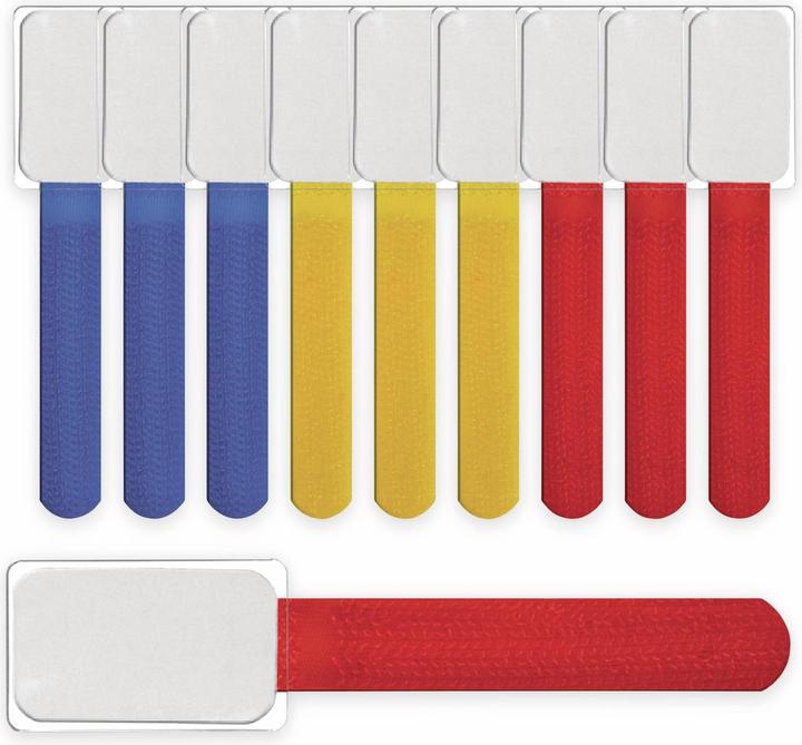 Label-the-cable small velcro binder with label (Velcro cable ties, 90 mm, 10 pcs.)
