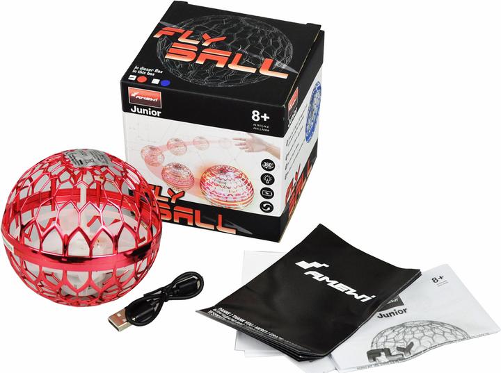 Image du produit Amewi Hover Fly Ball magique 96mm avec gyroscope, rouge