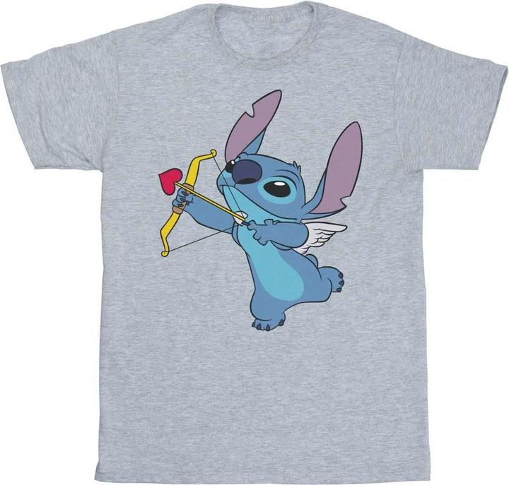Immagine prodotto Disney Lilo And Stitch Stitch Cupid Valentines Maglietta Ragazze (152, 158)