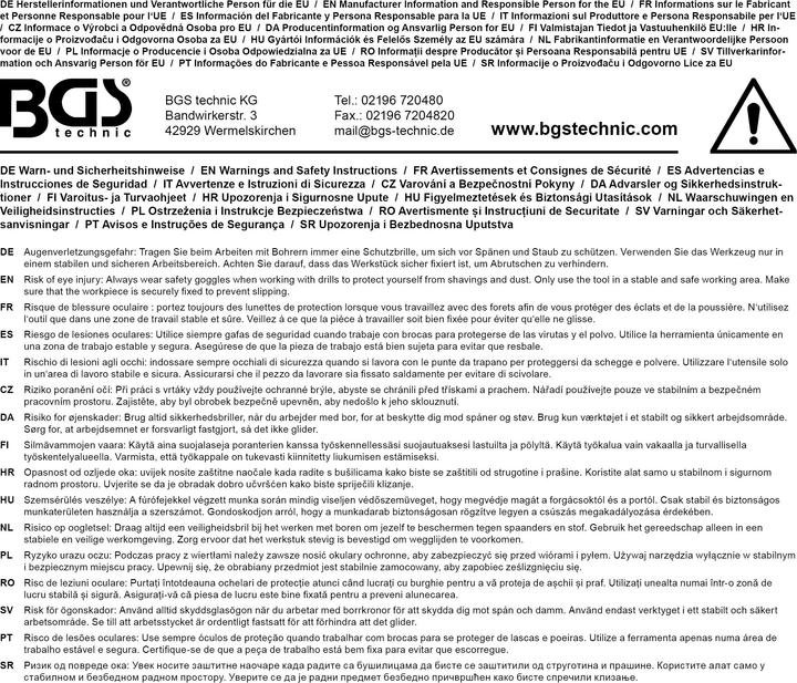 Image du produit BGS Jeu de forets hélicoïdaux HSS 1 - 10 mm 19 pièces