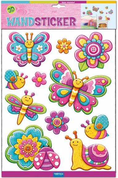Magni Wandsticker Schmetterling Holzdesign