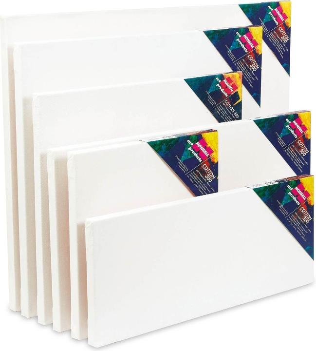 Produktbild Honsell art products Keilrahmen Cotton 300 quadratisch weiss 40,0 x 40,0 cm (40 x 40 cm)