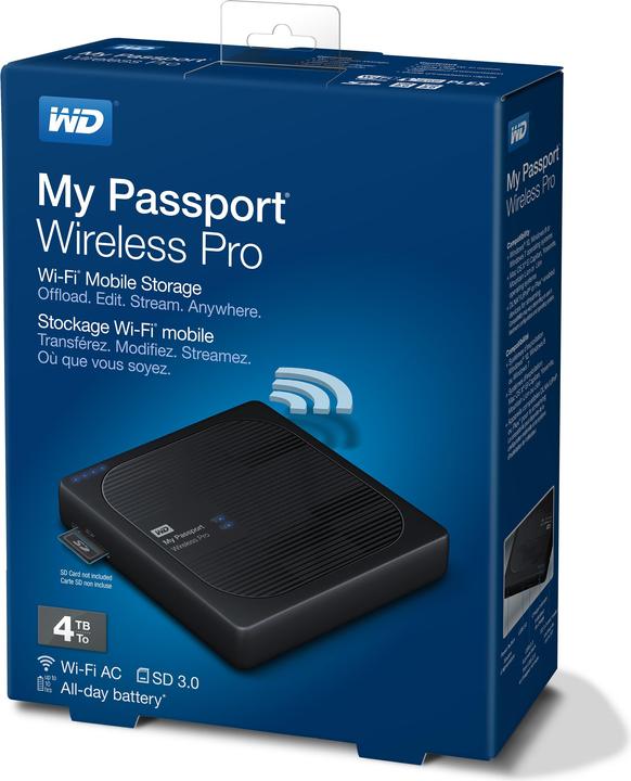 Image du produit WD Mon passeport sans fil Pro (4 To)