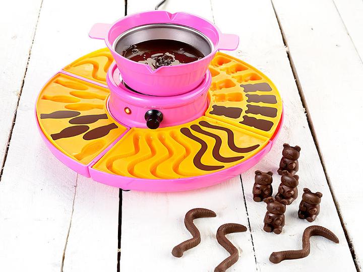 Immagine prodotto Rosenstein & Söhne Macchina per caramelle gommose e cioccolatini, incluso set di stampi