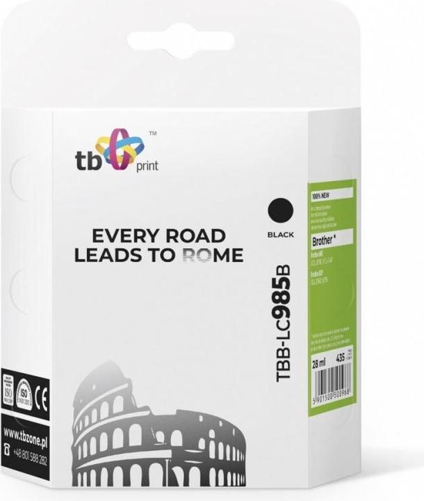 Actual product image Ink for Brother LC 985 TBB-LC985B BK (FC)